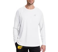 MEETWEE Rashguard Hombre,Camiseta UPF 50+ Protección UV,Secado Rápido y Transpirable para Surf,Natación,Running y Actividades al Aire Libre