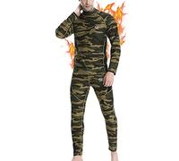 MEETWEE Ropa Interior térmica Hombre, Conjuntos térmicos, Camiseta Térmica Hombres Manga Larga Pantalones Largos para Esquí, Montaña, Ciclismo, Fitness