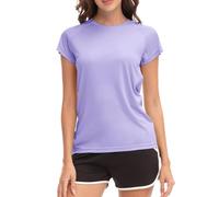 MEETWEE Sudadera de Surf Femenina Rash Guard Sudadera Ultravioleta Chaleco de natación UPF 50 + Sudadera de Natación de Manga Corta Sudadera de natación