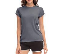 MEETWEE Sudadera de Surf Femenina Rash Guard Sudadera Ultravioleta Chaleco de natación UPF 50 + Sudadera de Natación de Manga Corta Sudadera de natación