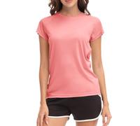MEETWEE Sudadera de Surf Femenina Rash Guard Sudadera Ultravioleta Chaleco de natación UPF 50 + Sudadera de Natación de Manga Corta Sudadera de natación
