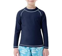 MEETWEE Traje de Baño de Niño Rash Vest Camisetas de Natación para Niños de Manga Larga/Corta UPF 50 + Protección Solar Rash Guard 5-15 Años