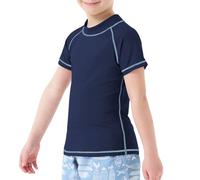 MEETWEE Traje de Baño de Niño Rash Vest Camisetas de Natación para Niños de Manga Larga/Corta UPF 50 + Protección Solar Rash Guard 5-15 Años