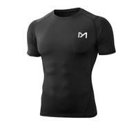 MEETYOO Camiseta Compresion Hombre, Manga Corta Camisetas Ropa Deportiva para Running Gym Ciclismo