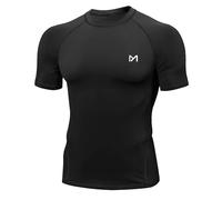MEETYOO Camiseta Compresion Hombre, Ropa Deportiva Manga Corta/Larga Base Layers Secado Rápido para Running Gym Ciclismo Camisa