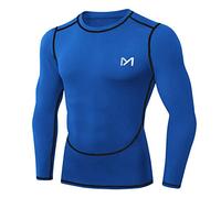 MEETYOO Camiseta Compresion Hombre, Ropa Deportiva Manga Corta/Larga Base Layers Secado Rápido para Running Gym Ciclismo Camisa
