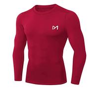 MEETYOO Camiseta Compresion Hombre, Ropa Deportiva Manga Larga Base Layers Secado Rápido para Running Gym Ciclismo Camisa