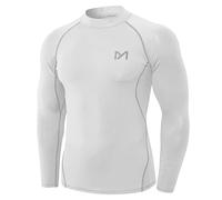 MEETYOO Camiseta Compression Hombre, Hombre Ropa deportiva Manga Larga Base Layers para Running Gym Ciclismo