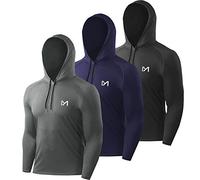 MEETYOO Camiseta Hombre, Manga Larga Camisetas Deportiva T-Shirt para Running Fitness Gym