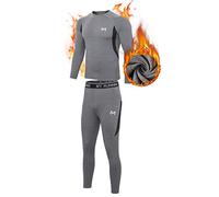 MEETYOO Conjuntos térmicos Hombre, Deportes Ropa Interior térmica Aire Libre Base Layer Thermo Function Ropa Deportiva de Invierno para Running Ciclismo Esquí