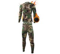 MEETYOO EU-U1 Base Layer Set, Camuflaje Verde, L para Hombre