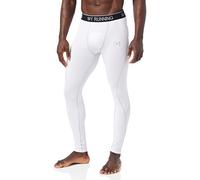 MEETYOO Leggings Hombre, Compresión Secado Rápido Pantalones Deporte Mallas Largas para Running Fitness Yoga, Blanco, XL