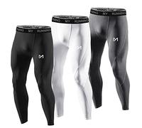 MEETYOO Leggings Hombre, Pantalón de Compresión Secado Rápido Pantalones Deporte Mallas Largas para Running Fitness Yoga