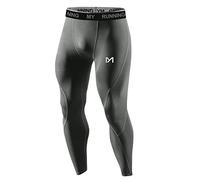 MEETYOO Leggings Hombre, Pantalón de Compresión Secado Rápido Pantalones Deporte Mallas Largas para Running Fitness Yoga