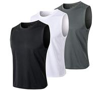 MEETYOO T3 Vest, Negro+Gris+Blanco, S Men's