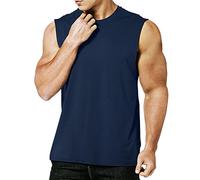 MEETYOO Camisetas Ttirantes Hombre, Camisetas sin Mangas para Correr, Gimnasio y Deportes
