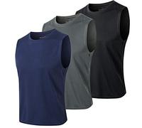 MEETYOO T3 Vest, Negro+Azul+Gris, XXL Men's