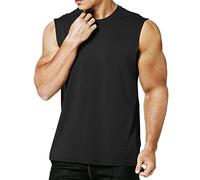 MEETYOO Ttirantes Hombre, Camisetas sin Mangas Running Tank Top Gym para Fitness Deportes Vest
