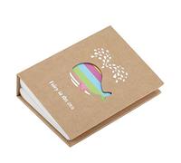 MEEVINWH Álbum de Fotos para Regalo, diseño Moderno, Capacidad para 100 Fotos 4R, Columna Vertebral Duradera, Protege y almacena imágenes para Amigos, compañeros de Clase, Clientes (Pez)