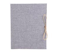 MEEVINWH Álbum de Recortes DIY, para Grabar Hermosas Vistas, Historias Maravillosas, Momentos Felices, 30 Páginas Interiores, Cubierta de Lino, Diseño de Hojas Sueltas, Regalo (Grande algodón y Lino