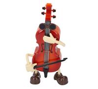 MEEVINWH Caja de música retro, adorno para el hogar vintage, caja de música hecha a mano para salón, dormitorio, sala de estudio, grabación fotográfica, regalo para los amantes (Violonchelo)