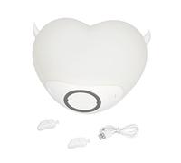 MEEVINWH Luz nocturna de corazón, aspecto exquisito, batería recargable, luces coloridas, iluminación de estado de ánimo