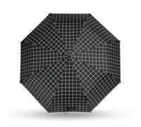 MEEVINWH Paraguas automático resistente a los rayos UV, doble propósito, resistente al viento, portátil, paraguas plegable de viaje para actividades al aire libre (Negra)