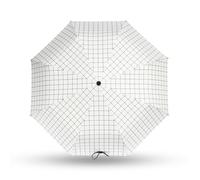 MEEVINWH Paraguas automático resistente a los rayos UV, doble propósito, resistente al viento, portátil, paraguas plegable de viaje para actividades al aire libre (Blanca)