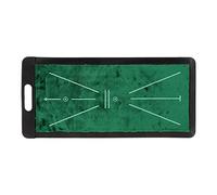 MEEVINWH Tapete de entrenamiento de swing de golf, analizador de camino de swing, superficie de terciopelo, base antideslizante, diseño portátil para práctica en interiores y exteriores