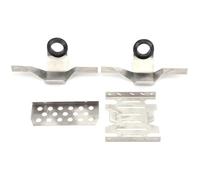 MEEVINWH Traction Hobby KM2 TH2 1/8 RC Piezas de metal para coche, placa protectora de chasis duradera para gatear, accesorios mejorados para carreras de roca todoterreno