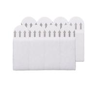 MeevrgR 12 pares de cintas de montaje para marcos de fotos, 16 x 46 cm, 16 x 70 cm, plástico, metal, para decoración de oficina y hogar, no destructiva, di adiós a los agujeros (16 x 46 mm, 12 pares)