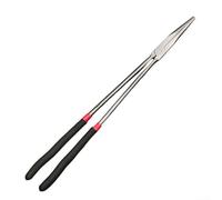 MeevrgR Alicates de punta de aguja extralargos de 16 pulgadas con cortador, acero al carbono tratado térmicamente, agarre de goma para trabajos eléctricos automotrices y HVAC (45°)