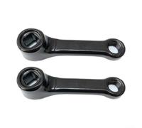 MeevrgR Bielas para bicicleta estática, 89 mm, hierro, negro, agujero cuadrado, manivela de bicicleta deportiva interior, 115 mm de longitud, 480 g/par