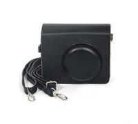 MeevrgR Bolsa compacta para cámara Kodak MS300 - Funda cruzada de piel sintética con protección acolchada, se adapta a la mayoría de cámaras digitales pequeñas (negro)