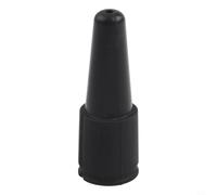 MeevrgR Boquilla de vapor de silicona para máquina de café, punta de repuesto para espumador de leche, accesorio de varita de vapor barista, 3,7 x 1 x 1 cm, color negro