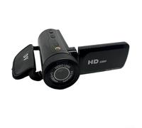 MeevrgR Cámara de video con pantalla LCD de 2.7 pulgadas con zoom digital de 16X, conectividad USB, flash integrado e interfaz de tornillo de 14 pulgadas, captura videos y fotos FHD (negro)