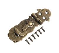 MeevrgR Cerradura de estilo retro para maleta, con cierre de madera, estilo retro, adecuado para el hogar y almacenamiento como estuches, maravillosa decoración para tu vida diaria