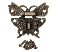 MeevrgR Cerrojo de mariposa de estilo antiguo para madera estilo antiguo, adecuado para almacenamiento, diseñado para un uso duradero con durabilidad adecuada y funcionamiento consistente