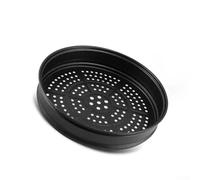 MeevrgR Cesta de vapor integrada, estante de vapor de metal grueso para cocinar en la cocina, para rejilla resistente que no se deforma, utensilio para verduras y mariscos, 30/32 cm (B)