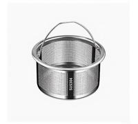 MeevrgR Colador de fregadero de cocina de acero inoxidable 304, filtro de cesta de drenaje para atrapar restos de alimentos, colador de drenaje de fregadero a prueba de óxido para una fácil limpieza
