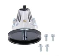 MeevrgR Conjunto de husillo 61809258 para cubierta de cortacésped Craftsman, husillo de repuesto para modelos LX46 T2400 46XP 46IXP de 46 pulgadas, incluye rodamientos y polea