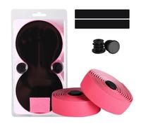 MeevrgR Correa de manillar de bicicleta de 3 cm, transpirable, absorbe el sudor y antideslizante, impermeable, para ciclismo, paquete de 2 con cinta de acabado, compatible con la mayoría de bicicletas