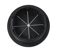 MeevrgR Cubierta de agujero de cable de 80 mm, de goma, 80 mm, adecuado para oficina y otros muebles, con agujeros diseñados para un uso duradero con una durabilidad adecuada y consistencia (negro)