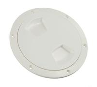 MeevrgR Cubierta redonda de 5 pulgadas para escotilla de acceso a barcos marinos, tapa de cubierta con junta tórica, diseño atornillado, material plástico ABS reforzado resistente a la intemperie