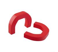 MeevrgR Cubiertas de gancho de remolque delantero rojo para Dodge para RAM 1500 2019-2024 - Par de tapas protectoras de plástico ABS, accesorios de estilo no funcionales