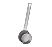 MeevrgR Cuchara medidora de titanio, 1 cucharada de café - Medición exacta para una preparación constante y uso en la cocina (circular)