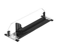 MeevrgR Dispensador de latas de bebidas para refrigerador, estante deslizante para cerveza autorrellenable para un almacenamiento eficiente, material ABS con mecanismo de bola rodante suave, 31 x 8 cm