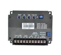 MeevrgR EG2000 - Controlador de velocidad del motor para generador, para diésel y gas natural, entrada de 12 V-24 V, precisión de velocidad de ± 1% con algoritmo PID, compatible con señal PMG (600 Hz