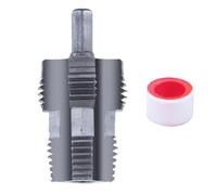 MeevrgR Enhebrador de perforación de agujero interior para tubería de agua, tubo de metal adecuado para uso diario, ya sea en entornos residenciales o comerciales, construcción hecha de materiales de