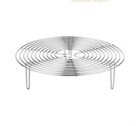 MeevrgR Estante de vapor de acero inoxidable para cocinar, inserto de olla de metal de grado 316 con rejilla de alambre grueso, soporte de cocina para cocinar bollos, huevos, maíz, se adapta a ollas a